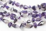 Amethyst Flat Baroque Beads 18-24mm for DIY Jewelry Necklace