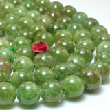 Green Apatite Round 8mm Beads for DIY Jewelry Necklace