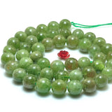 Green Apatite Round 8mm Beads for DIY Jewelry Necklace