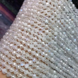 Moonstone AA Round Faceted 6.5mm Loose Beads for DIY Jewelry