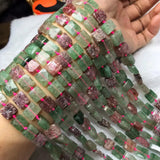 Strawberry Quartz Square Loose Beads 10mm for Jewelry