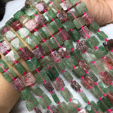 Strawberry Quartz Square Loose Beads 10mm for Jewelry
