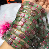 Strawberry Quartz Square Loose Beads 10mm for Jewelry