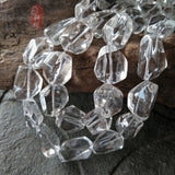 Quartz Crystal Faceted Baroque Loose Beads for DIY Jewelry