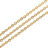 Stainless Steel Link Chain 1.5/2/2.2mm, 10 Yard/lot