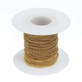 Stainless Steel Link Chain 10 Yards 1.5mm-2.5mm for DIY Jewelry Making