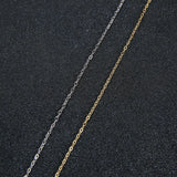 L0ULEUR 10 Yd 2*3mm Plated Rope Chain Stainless Steel Necklace For Jewelry