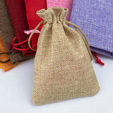 10pcs Fabric Lint Jewelry Bag Drawstring Pouch Gift Bag