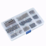 DIY Jewelry Making Kit with Rose Bead Caps and Findings