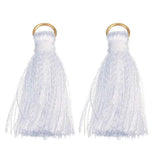20pcs 36mm Silk Tassel Fringe Pendants Charms for DIY Jewelry Making