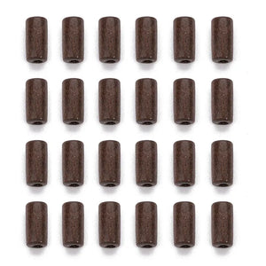 300pcs 12X6mm Brown Wooden Beads for DIY Jewelry Making