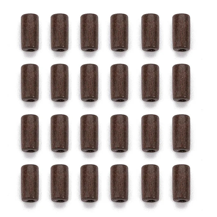 300pcs 12X6mm Brown Wooden Beads for DIY Jewelry Making