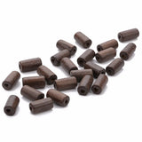 300pcs 12X6mm Brown Wooden Beads for DIY Jewelry Making