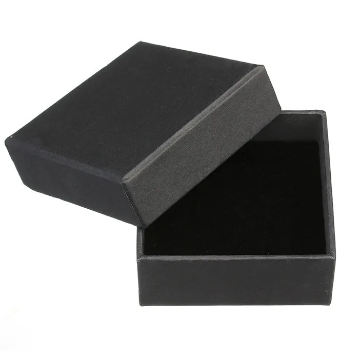LOULEUR Jewelry Packaging Paper Box Inside Sponge Gift Boxes for Earrings Ring