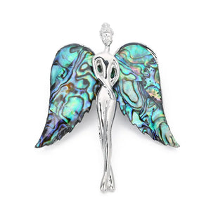 Shell Angel Necklace Pendant Wing Charm Pendant Jewelry Women Gift