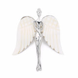 Shell Angel Necklace Pendant Wing Charm Pendant Jewelry Women Gift