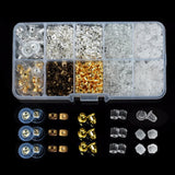 Clear Plastic Bullet Ear Plugging Earring Backs DIY Jewelry Making Accessories