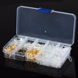 Clear Plastic Bullet Ear Plugging Earring Backs DIY Jewelry Making Accessories