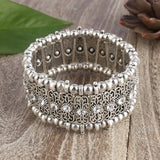 Bohemian Elastic Bracelets For Women Crystal Vintage