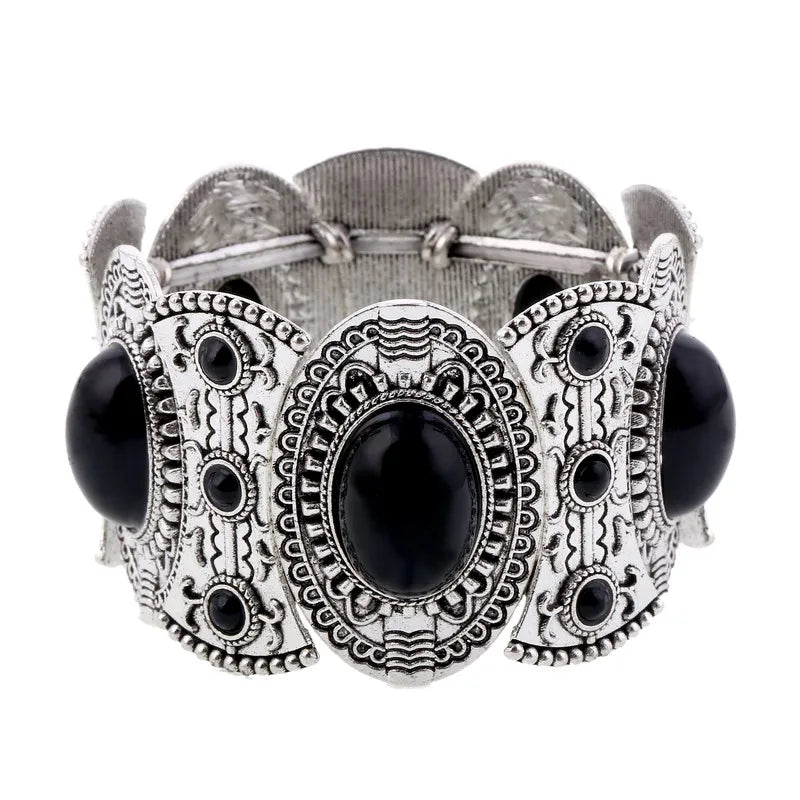 Boho Elastic Bracelets Ethnic Vintage Stretch Bohemian Femme Bracelets