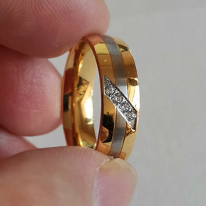 Love Alliances Marriage Wedding Rings Eco Healthy Titanium Stainless Steel Jewel