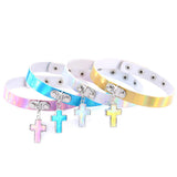 Heart Chokers for Women, Laser Leather Necklaces