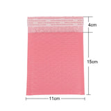 10Pcs Flannel Teal Jewelry Gift Velvet Bags Pouch Polishing Cloth Self Seal Pink