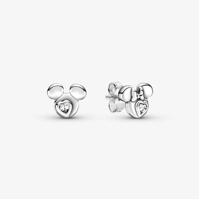 Sterling Silver Rat Earrings Unique Women's Jewelry