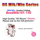 Mik Min Mouse 925 Silver Beads Jewelry Pendant Charm Christmas Gift