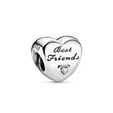 Family Love PAN 925 Silver Beads For Bracelet Bangle Mother's Gift
