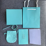 Velvet Paper Bag Pouch Bracelet Jewelry Box Set