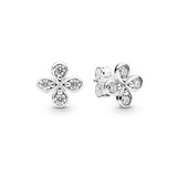 925 Silver Flower Smiley Arrow Heart Earrings