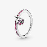 Zircon Crystal Sterling Silver Ring Wedding Gift Fine Jewelry