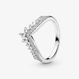 Zircon Crystal Sterling Silver Ring Wedding Gift Fine Jewelry