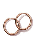 LR S925 Sterling Silver Exaggerated Earrings Charm Making