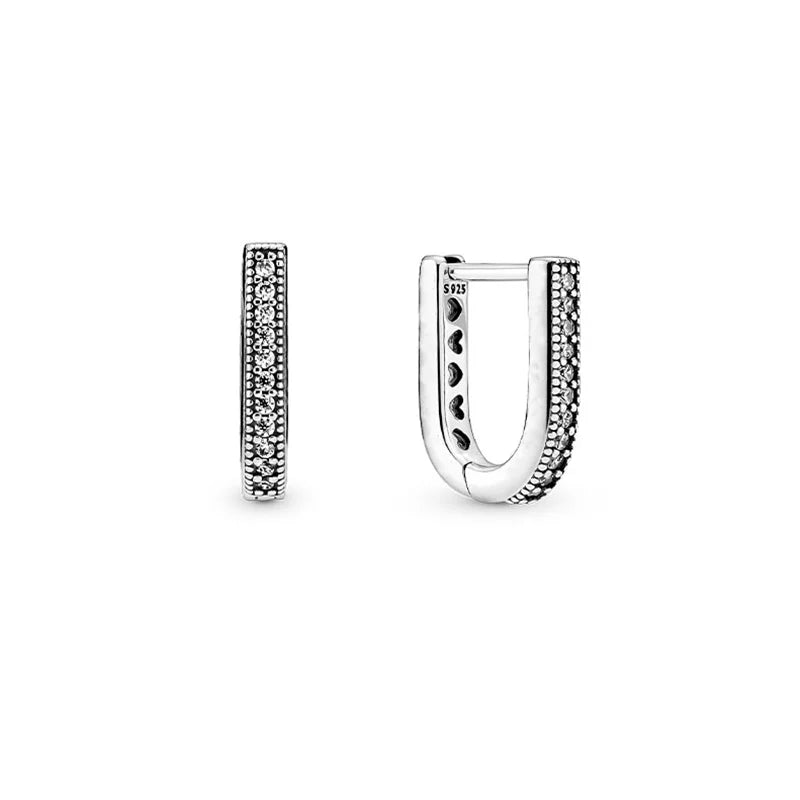 Heart Stud Earring 925 Sterling Silver Fine Jewelry Gift