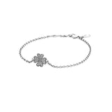 925 Silver Zircon Heart Letter Bracelet Women's Jewelry Gift