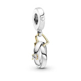 925 Silver Mother Cat Pendant for Mom Gift