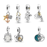 925 Silver Mother Cat Pendant for Mom Gift