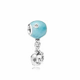 925 Silver Parrot Animal Pendant, Personalized Accessory Gift