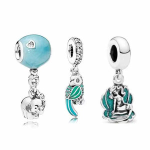 925 Silver Parrot Animal Pendant, Personalized Accessory Gift