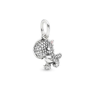 Sterling Silver Dinosaur Charm Bracelet