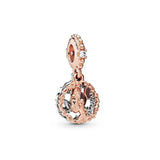 S925 Silver Owl Mermaid Ladybug Charm Pendant for Women