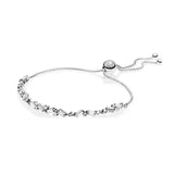 Shining Love Adjustable Telescopic Beaded Diamond Bracelet