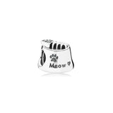 Sterling Silver Turtle North Bear Paw Print Beads for Jewelry Making