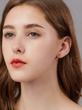 18K Butterfly Ear Line Tassel AU750 Earrings Women