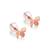 18K Butterfly Ear Line Tassel AU750 Earrings Women
