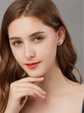 18K Butterfly Ear Line Tassel AU750 Earrings Women