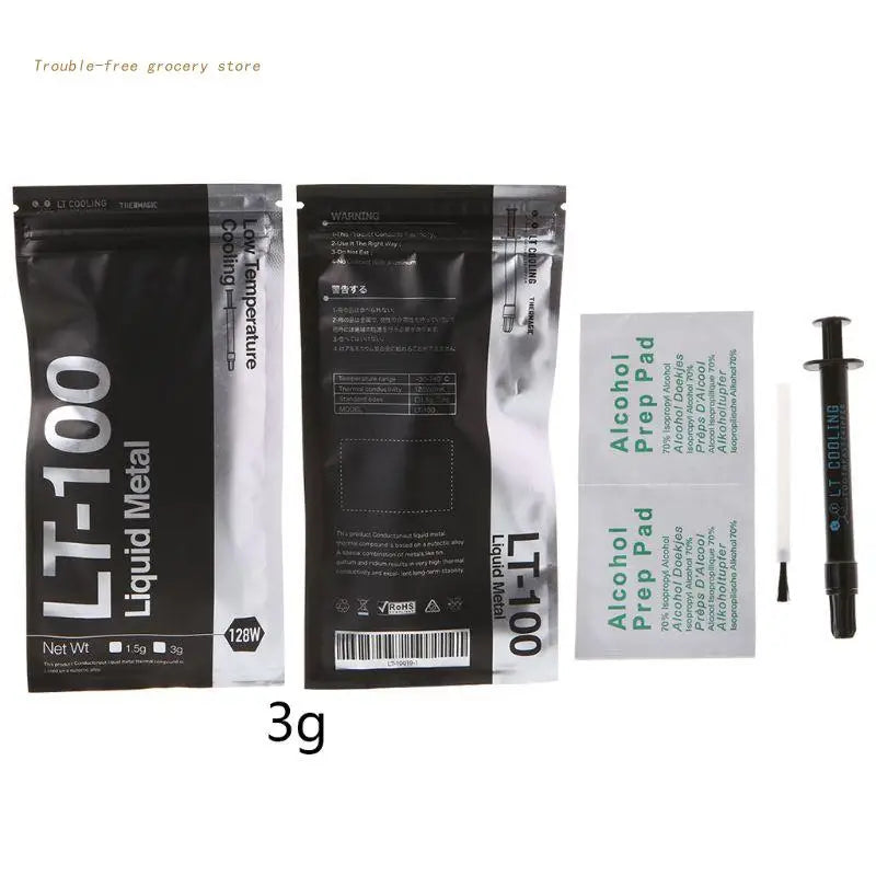 LT-100 High Thermal Conductive Paste 128W for Laptop PC Motherboard Desktop