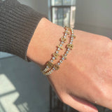 Colorful Cubic Zircon Diamond Tennis Bracelet For Women